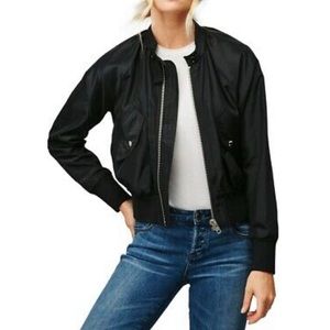 Free People, Midnight Bomber Jacket, MEDIUM